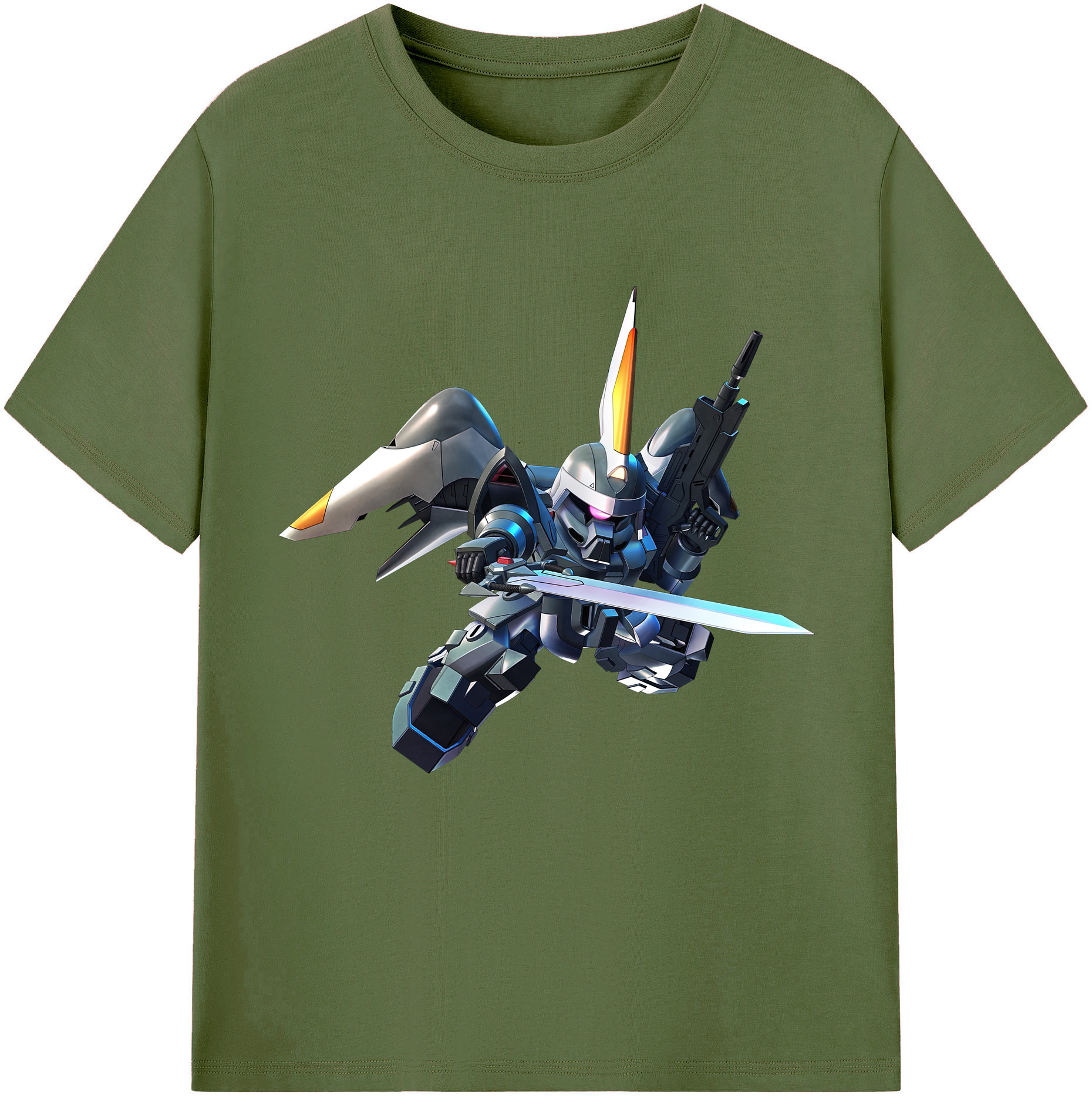 （画像用） 機動戦士ガンダム Mobile Suit Gundam 綿100％半袖Tシャツ（フロントプリント）